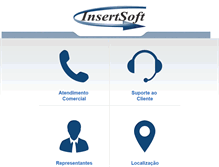 Tablet Screenshot of insertsoft.com.br